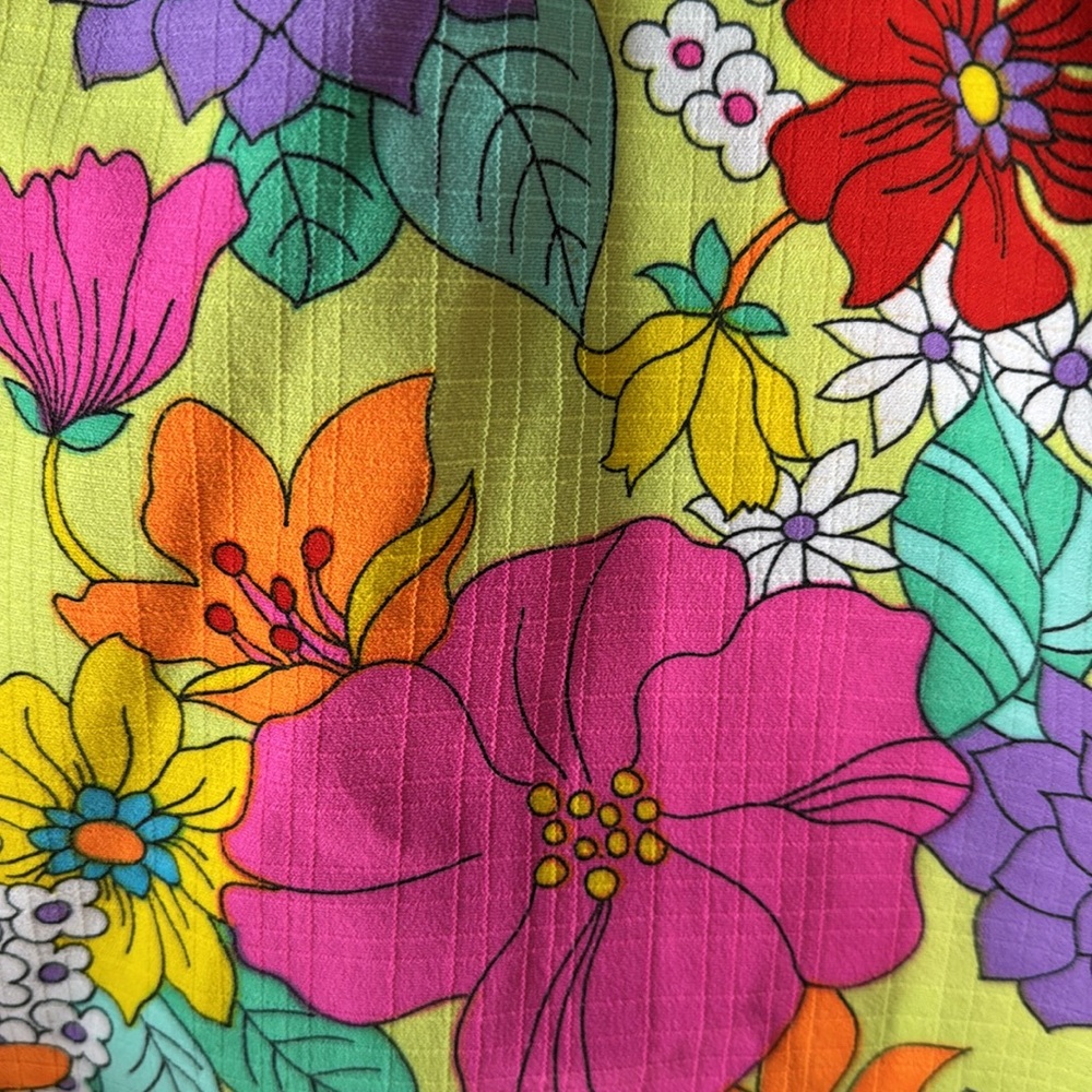 Vintage Flower Power Boho Women's Top - Size Small - Picture 4 of 7
